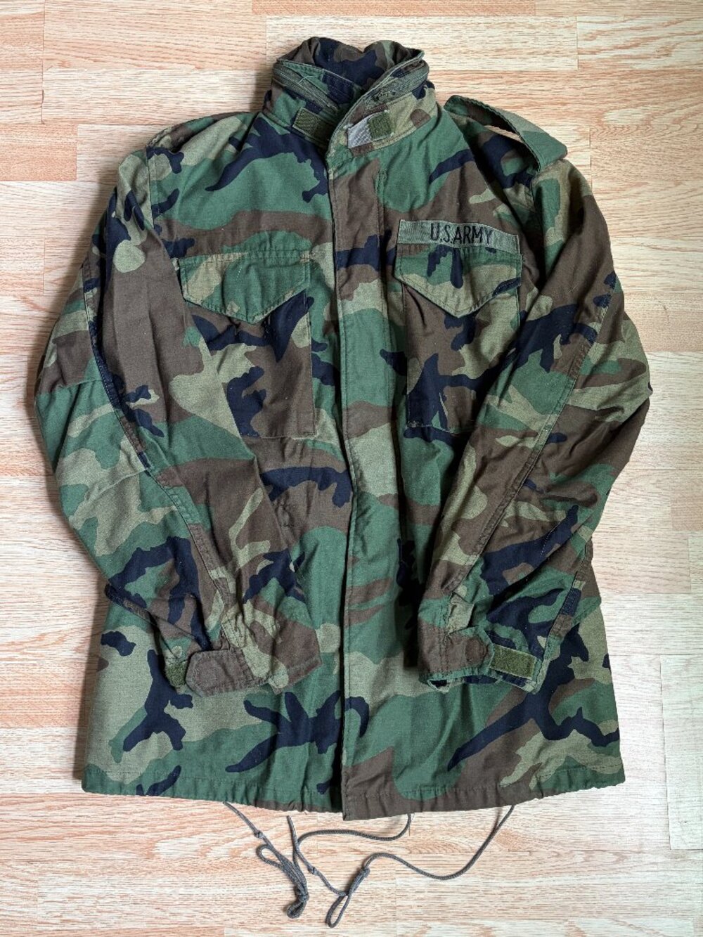 U.S. Military M-65 Woodland Camouflage Field Cold Weather Jacket